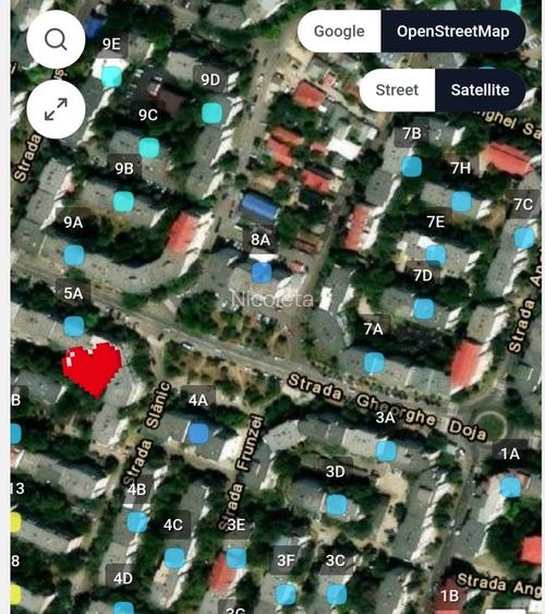Apartament 2 camere, decomandat 56mp str. Gheorghe Doja etaj 2