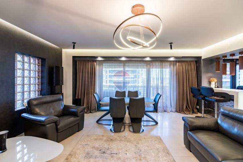 Apartament cu 4 camere decomandat, mobilat în Barbu Văcărescu
