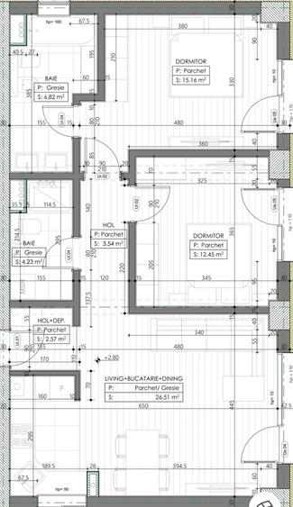 Apartament cu 3 camere decomandat în Universitate