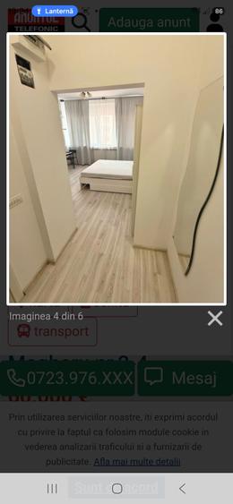 Garsonieră decomandată în Magheru