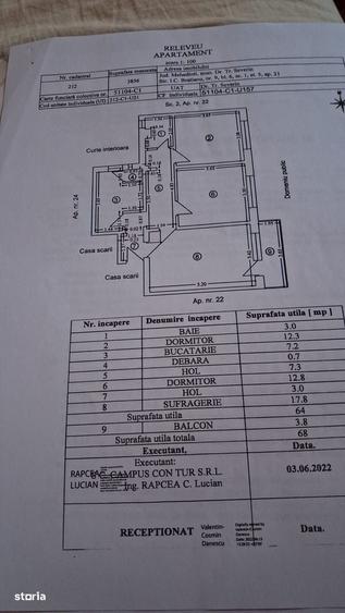 Apartament 3 camere, balcon, etaj 5, 68mp - 7