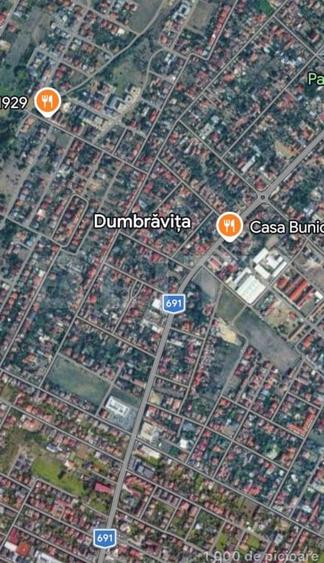Teren Construcții intravilan de 1072 mp, în Dumbrăvița
