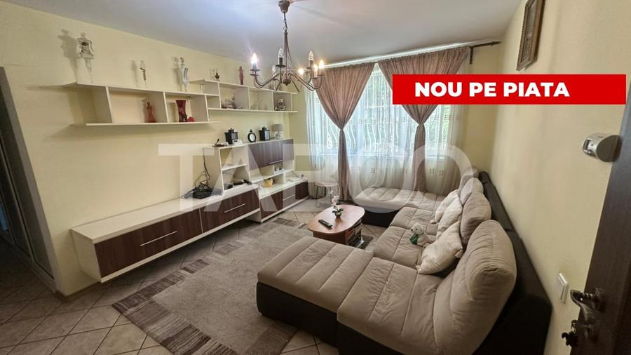 Apartament 3 camere  mobilat utilat cu balcon zona Rahovei Sibiu - 3