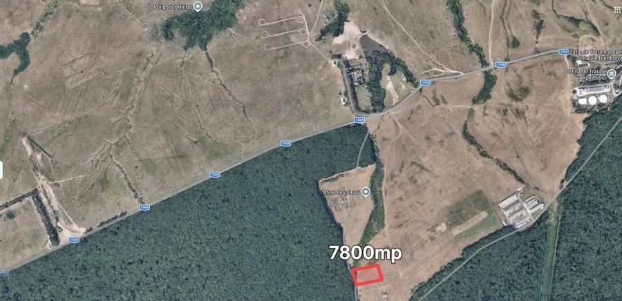 Teren de 7800 mp, în Poplaca