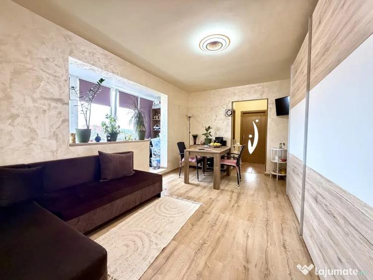 Apartament cu 2 camere semidecomandat, mobilat în Cetății