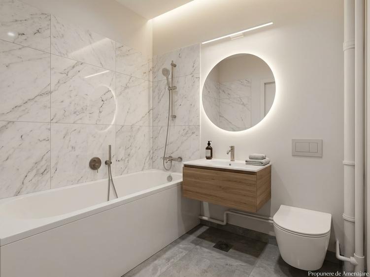 Apartament cu 2 camere semidecomandat, mobilat în Berceni