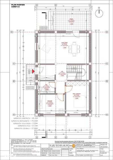 Casă cu 5 camere cu Teren 311 Mp în Central