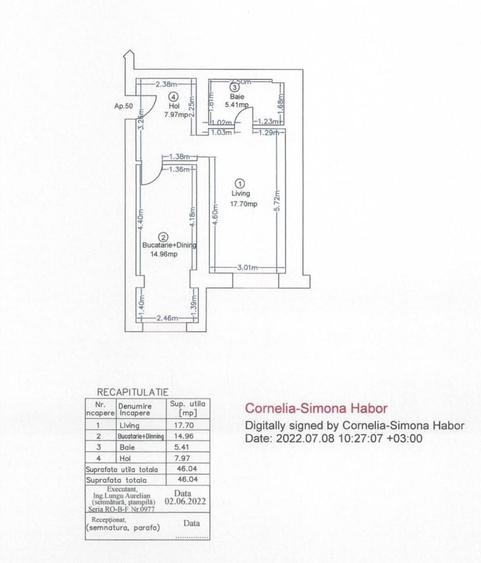 Apartament decomandat în Central