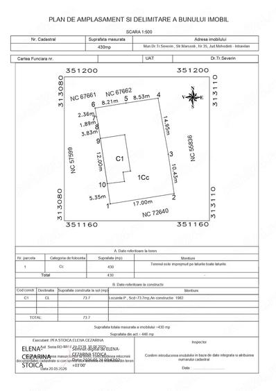 Casă cu Teren 430 Mp în Ultracentral