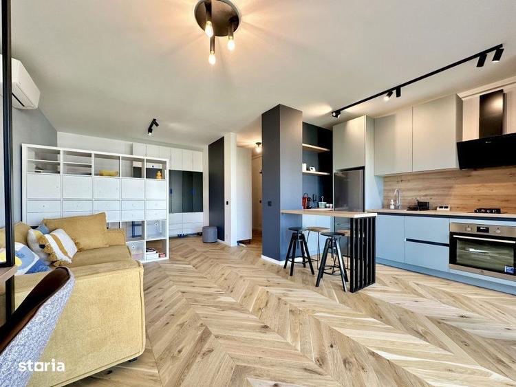 Apartament cu 2 camere, mobilat în Plopilor