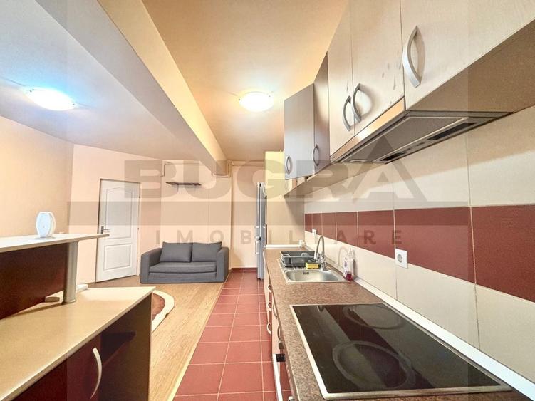 Apartament cu 2 camere semidecomandat, mobilat în Mănăștur