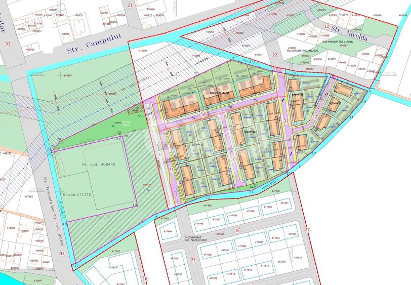 Teren Construcții intravilan de 1268 mp, în Giroc