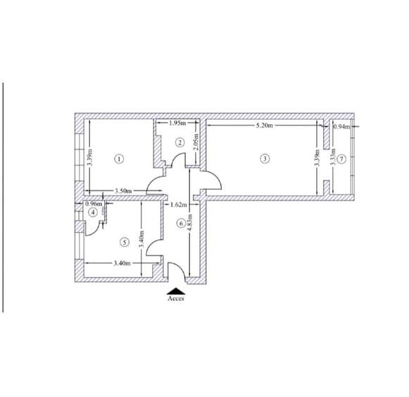 Apartament cu 2 camere decomandat în Astra