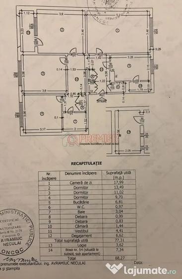 Apartament cu 4 camere decomandat în Berceni