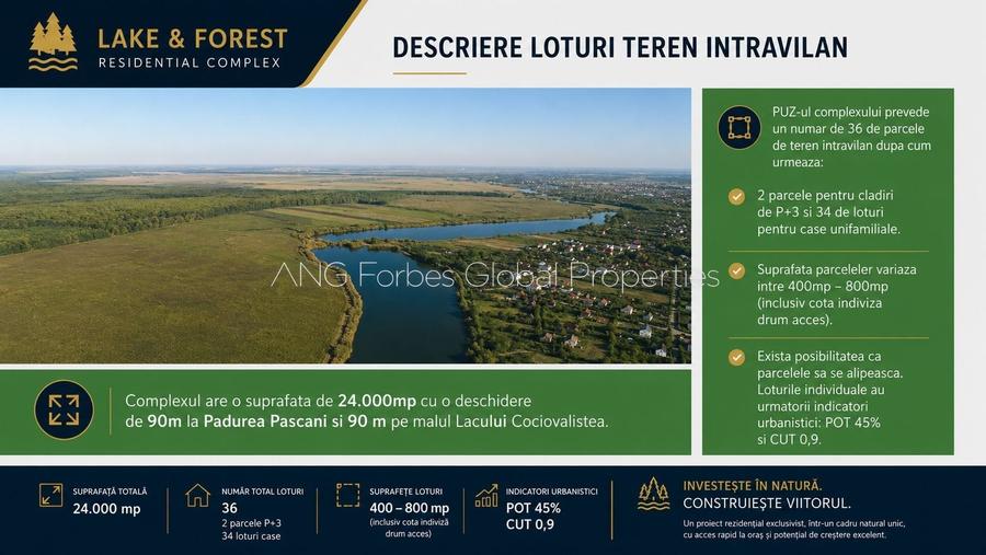 Teren intravilan de 24000 mp, în Moara Vlăsiei