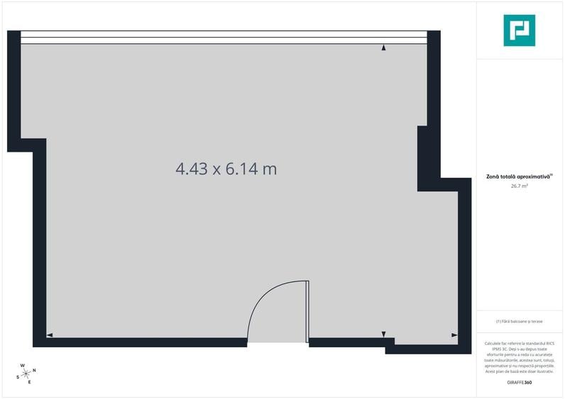Birou, de 26.409999847412 mp, în Aradului