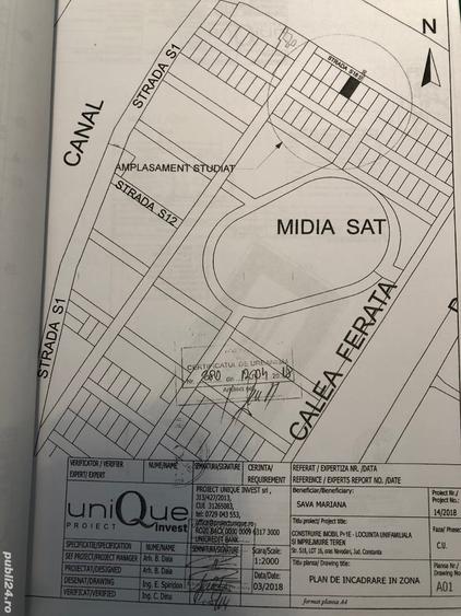 Teren de 355 mp, în Central