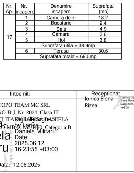 Garsonieră decomandată în Central