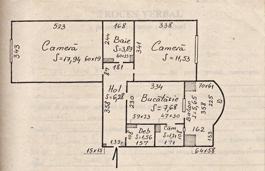 Apartament cu 2 camere, 54mp, finisat, mobilat si utilat, cu parcare, in Plopilor