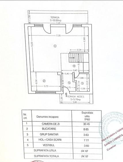 Casă cu 4 camere în Mogoșoaia