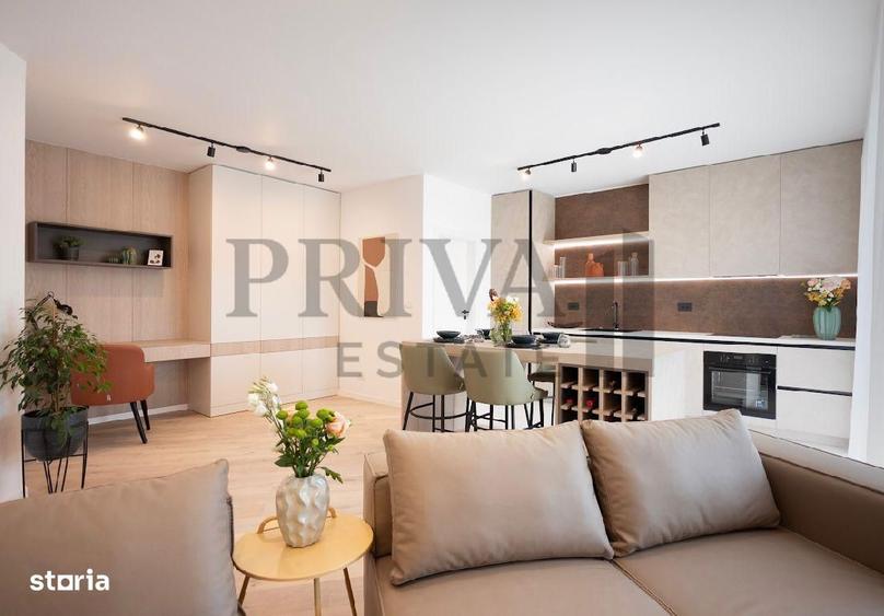 Apartament cu 3 camere, mobilat în Nord