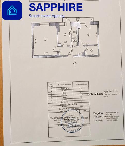 Apartament cu 2 camere decomandat în Calea Călărașilor