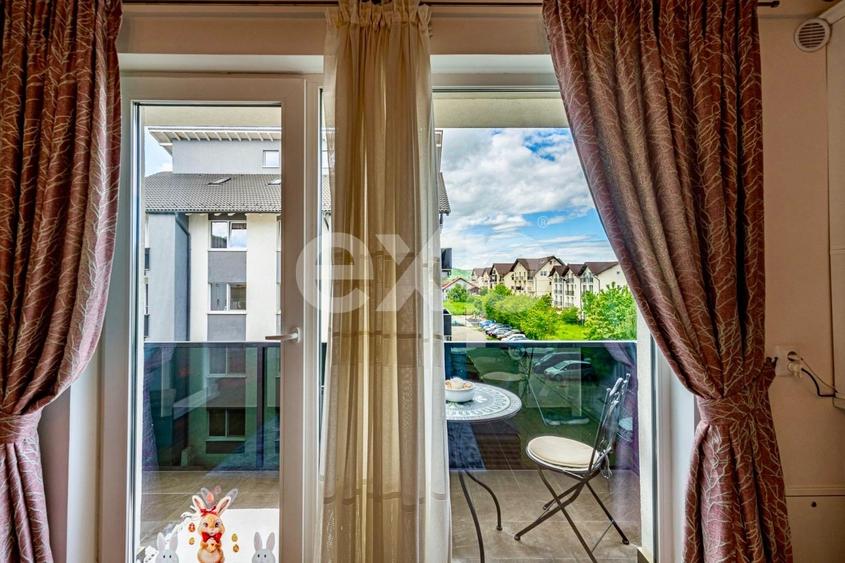 Apartament 2 camere modern Rasnov 58 mp balcon Parcare 440 euro. - 13
