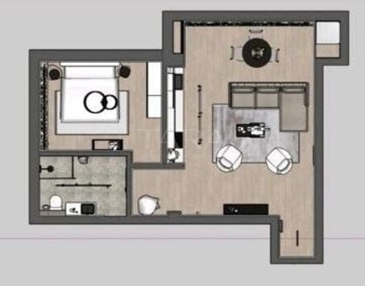 Apartament cu 2 camere, 57 mp si balcon, Zona Muzeul Apei. - 4