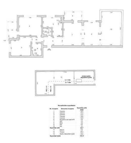Apartament cu 4 camere decomandat în Drumul Taberei