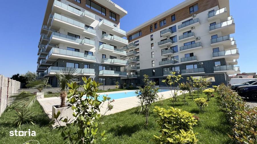 Apartament cu vedere spre PISCINA in bloc finalizat Mamaia Sat - 7