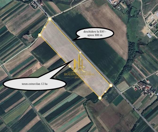 Teren de 120800 mp, în Central