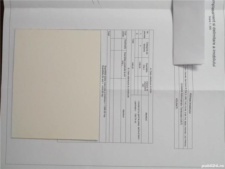 Teren intravilan, com. Aduna?i, sat Ocina - 5