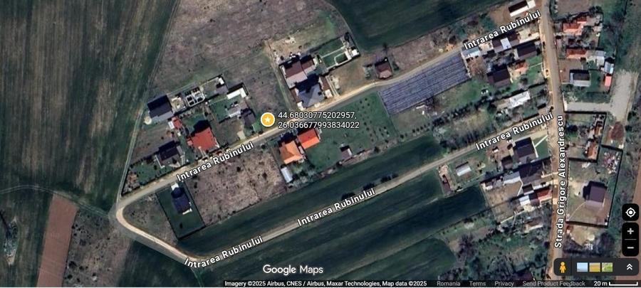 Teren Construcții intravilan de 470 mp, în Periș