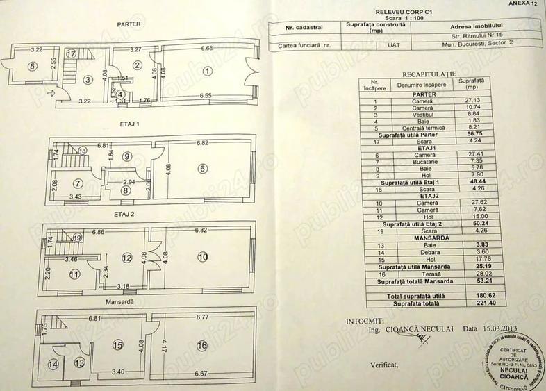 Casă cu 6 camere cu Teren 272 Mp în Ferdinand