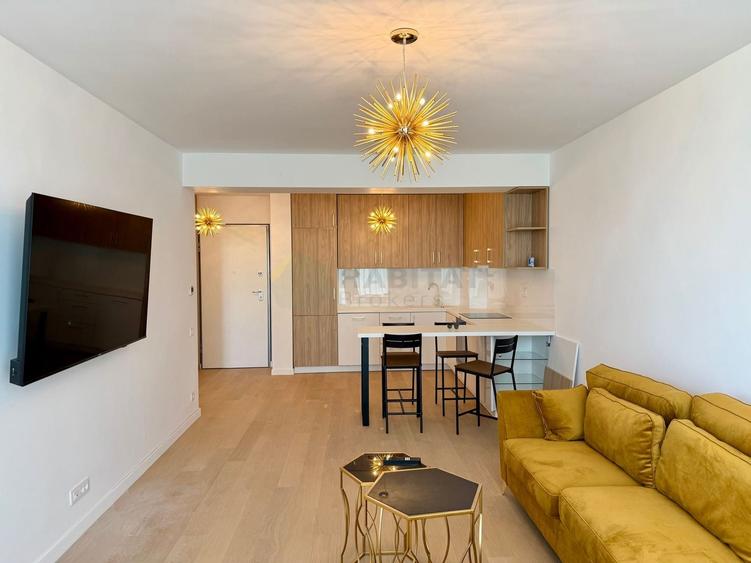 Apartament cu 2 camere semidecomandat, mobilat în Tunari