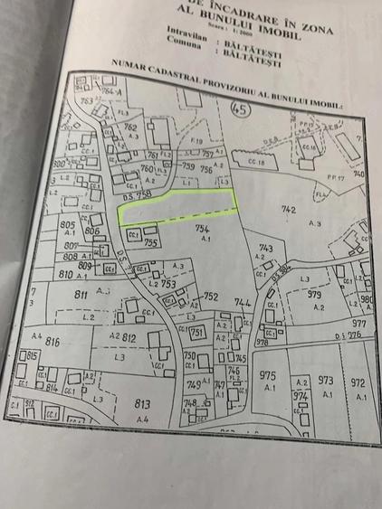 Vand teren intravilan comuna Baltatesti - 3