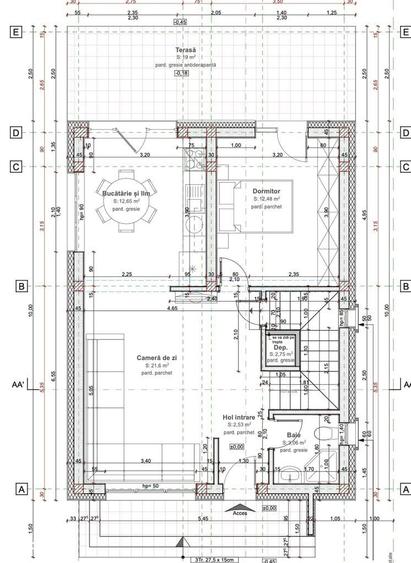 Casă cu 4 camere cu Teren 372 Mp în Central