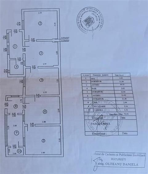 Casă individuală cu 3 camere cu Canalizare în Giulești