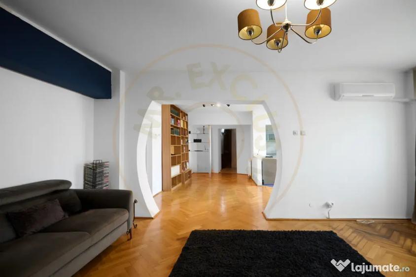 Apartament cu 3 camere decomandat, mobilat în Ultracentral