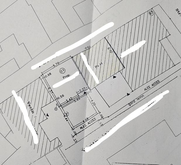 Casă individuală cu 2 camere cu Teren 115 Mp în Tomis III