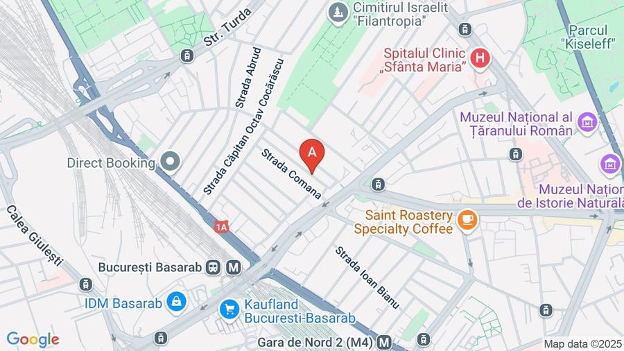Apartament cu 2 camere semidecomandat, mobilat în Banu Manta