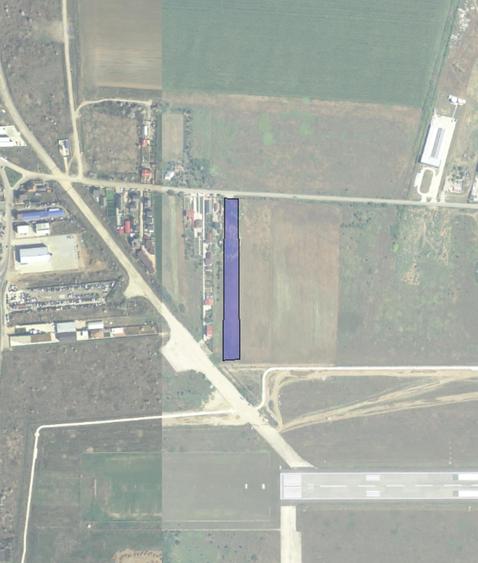 Teren de 7505 mp, în Aeroport