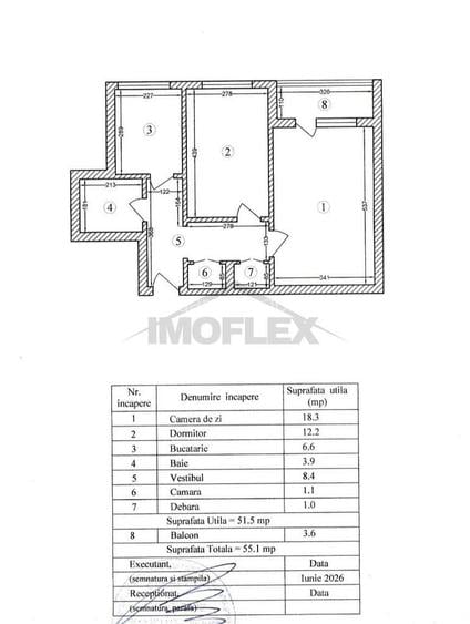 Apartament cu 2 camere de vanzare Tineretului