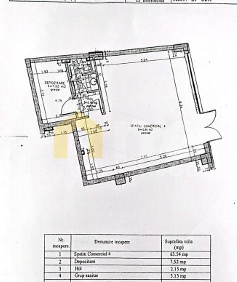 Spații comerciale compuse| Multifuncțional | Vitrină | 73 mp + 57 mp | Bună Ziua - 3