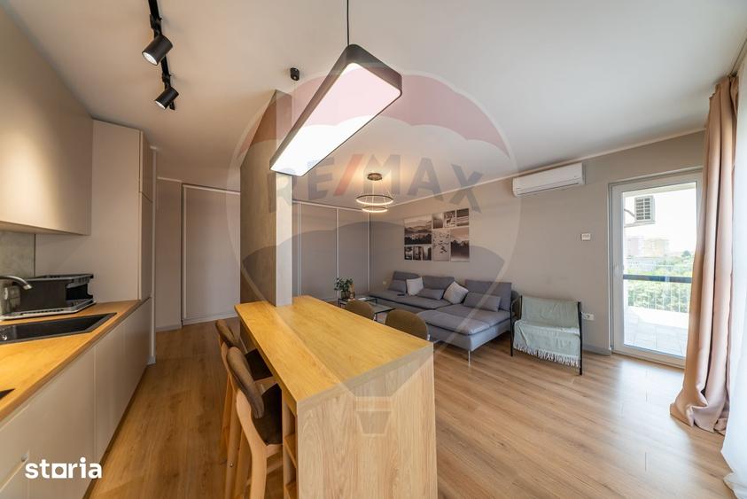 Apartament cu 2 camere în Boul Roșu