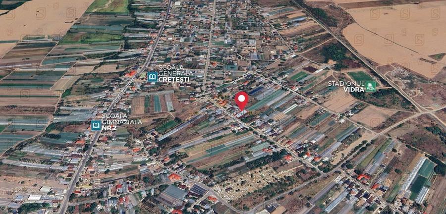 Teren Construcții intravilan de 2826 mp, în Vidra