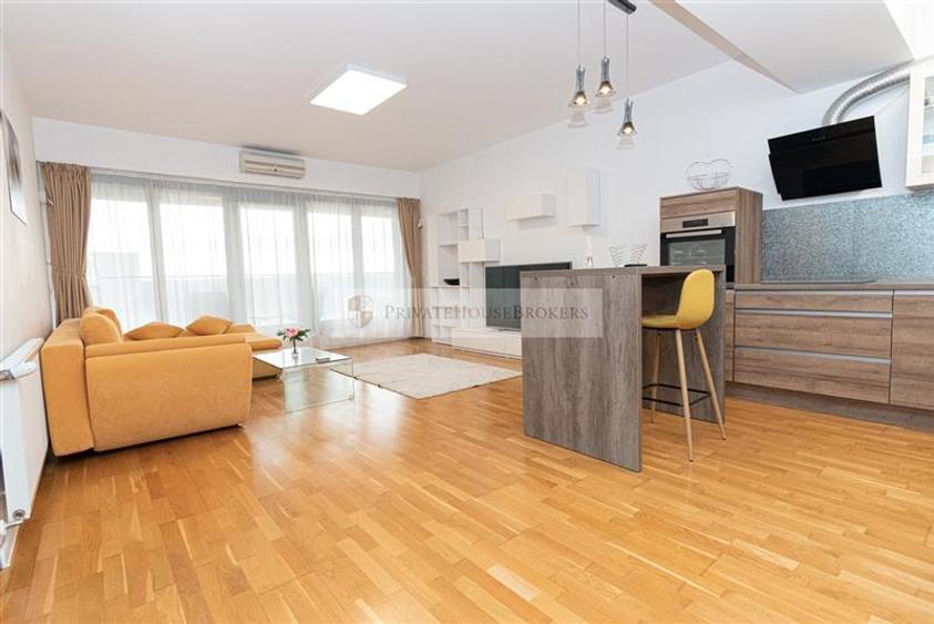 Apartament cu 2 camere semidecomandat, mobilat în Pipera