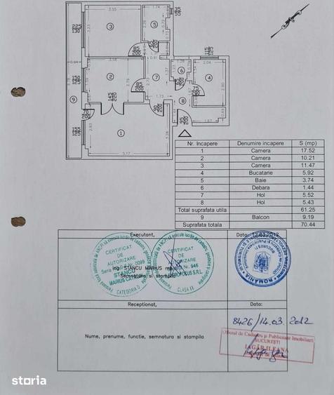Apartament cu 3 camere decomandat în Colentina