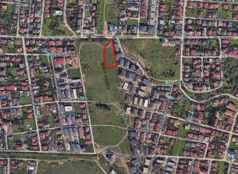 Teren Construcții intravilan de 3744 mp, în Girocului