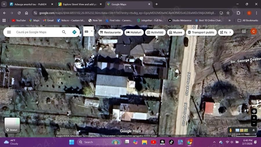 Teren de 515 mp, în Periș